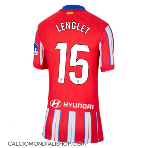 Maglie da calcio Atletico Madrid Clement Lenglet #15 Prima Maglia Femminile 2024-25 Manica Corta